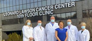 Photo of Cheryl Preece with her Medical Team