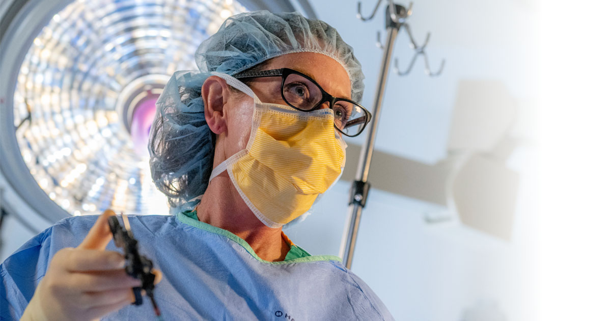 Photo of Amy Johnson in Surgery