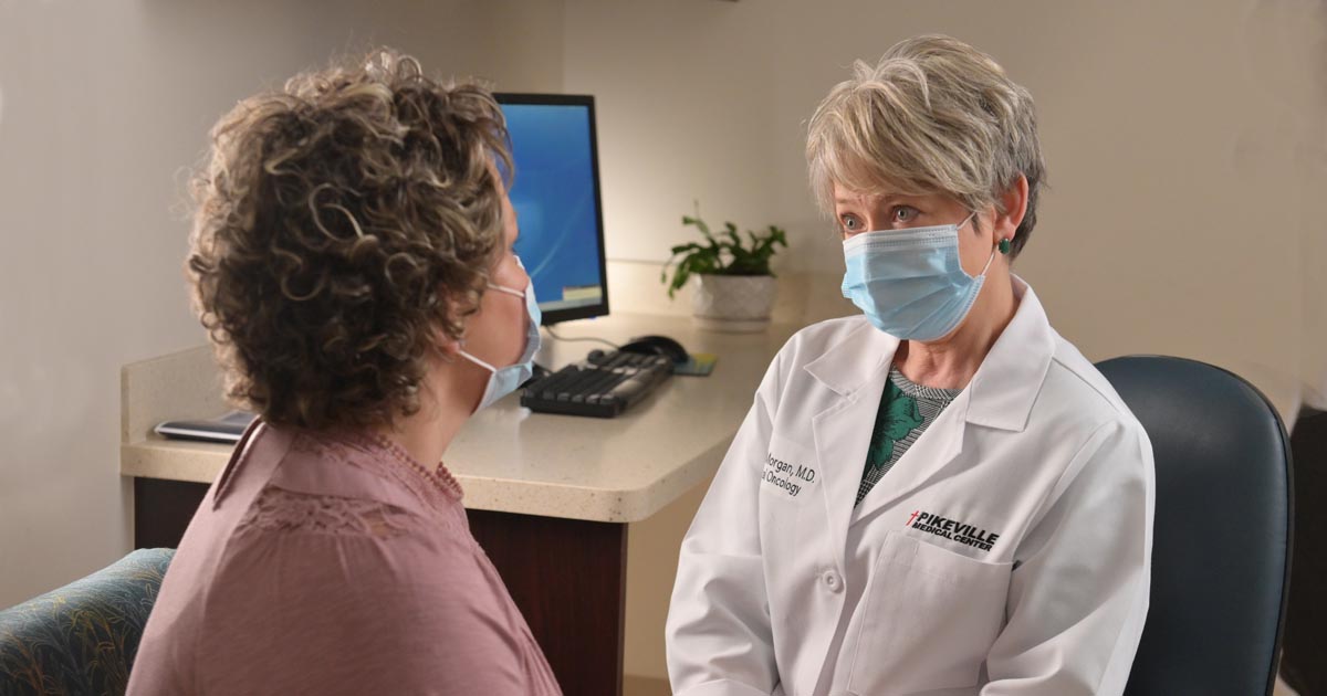 Photo of Cheryl Preece with Dr. Vickie Morgan