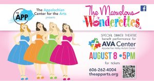 Graphical ad for the Wonderettes