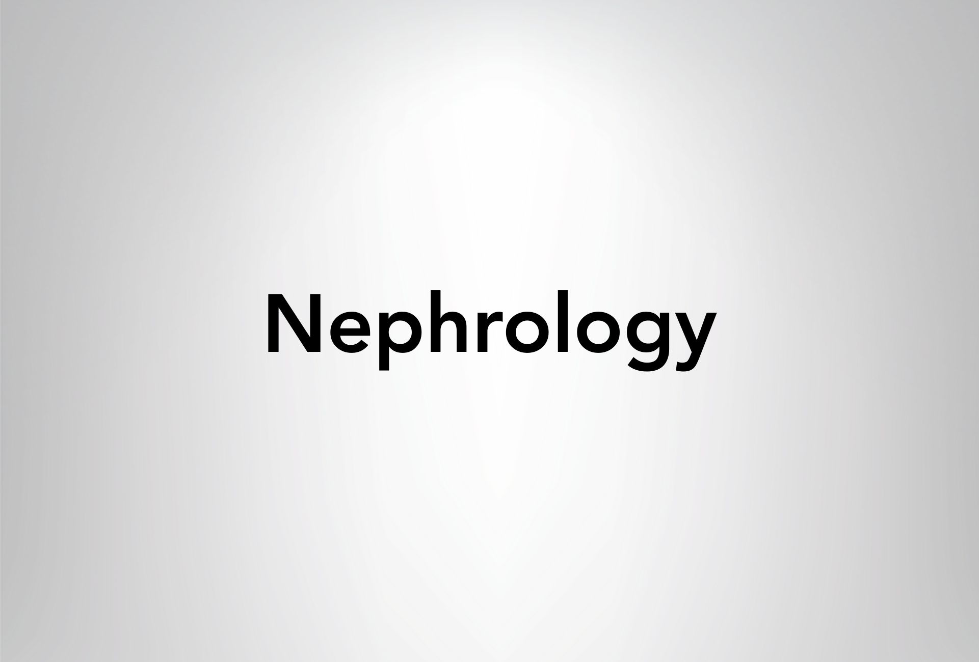 Nephrology