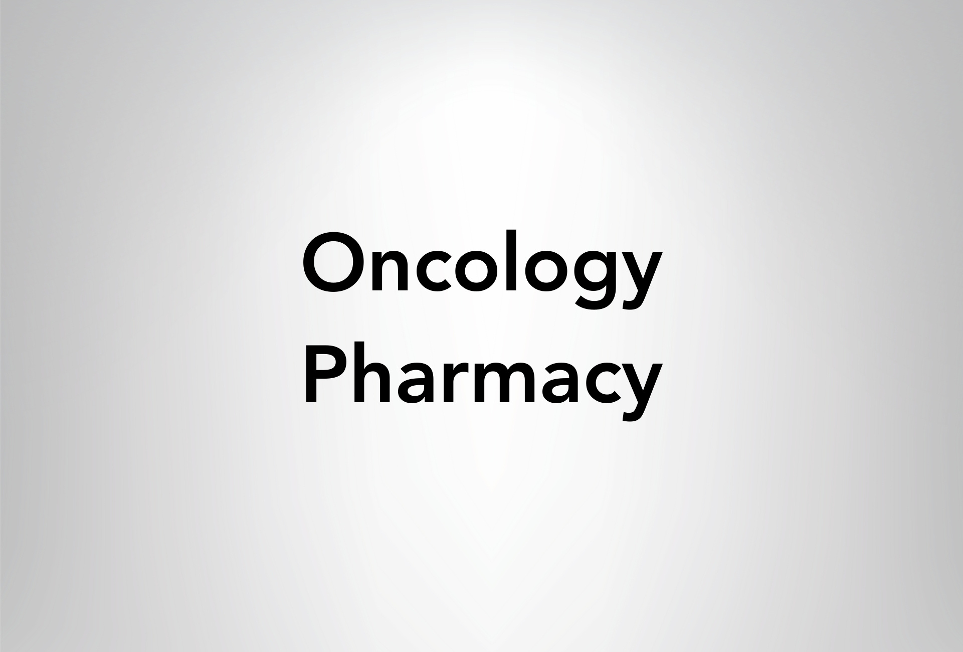 Oncology Pharmacy