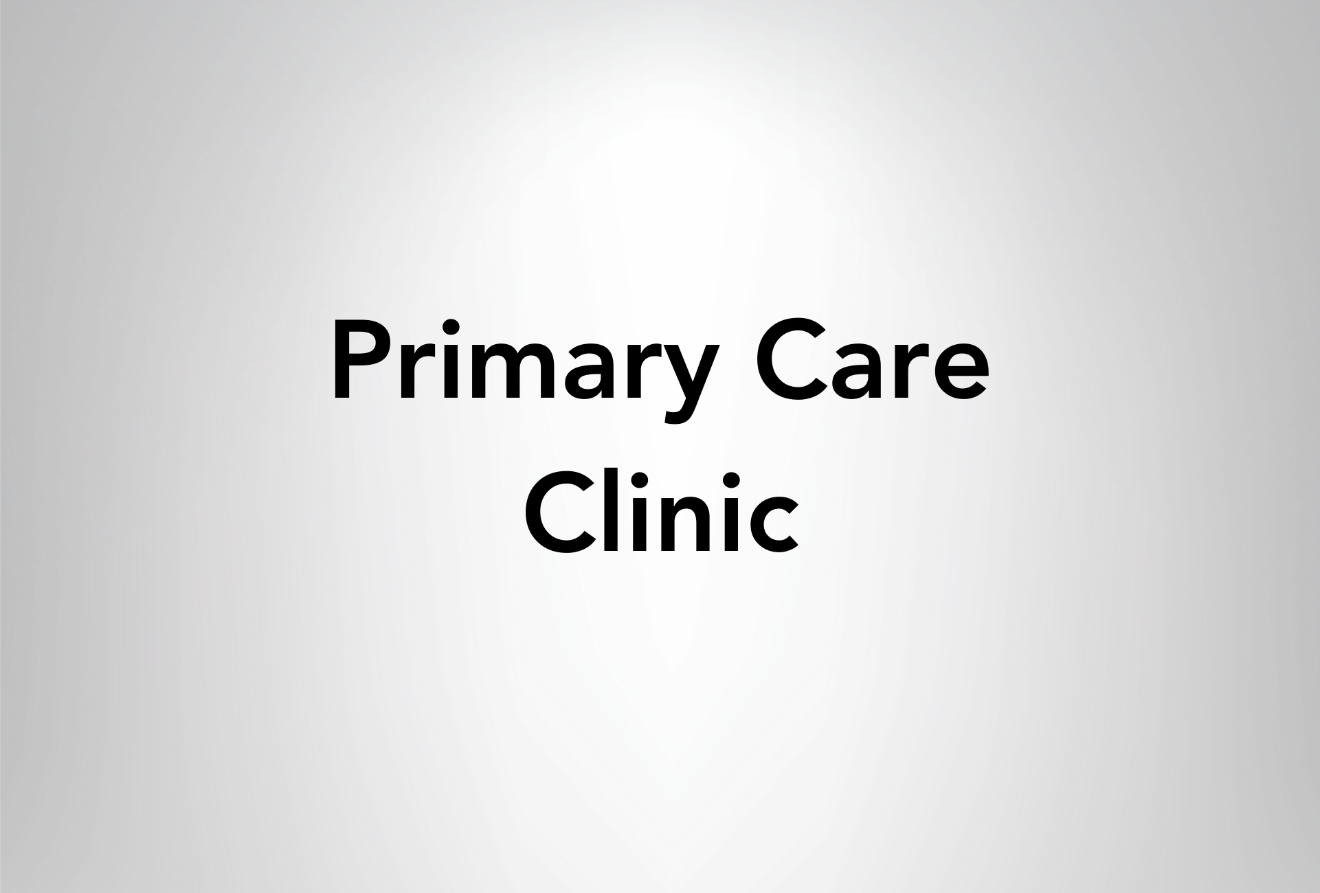 Primary Care Clinic