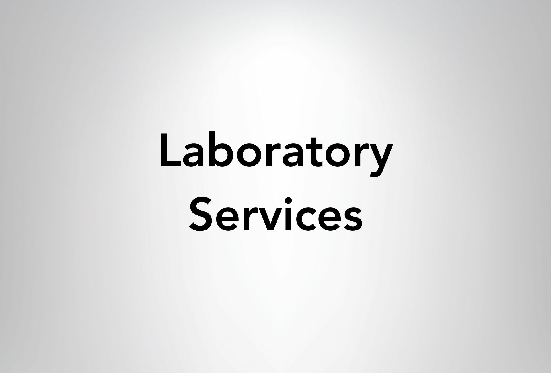 Laboratory Services