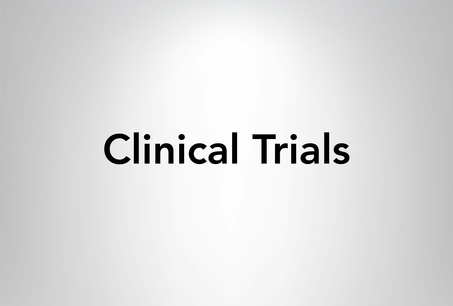 Clinical Trials