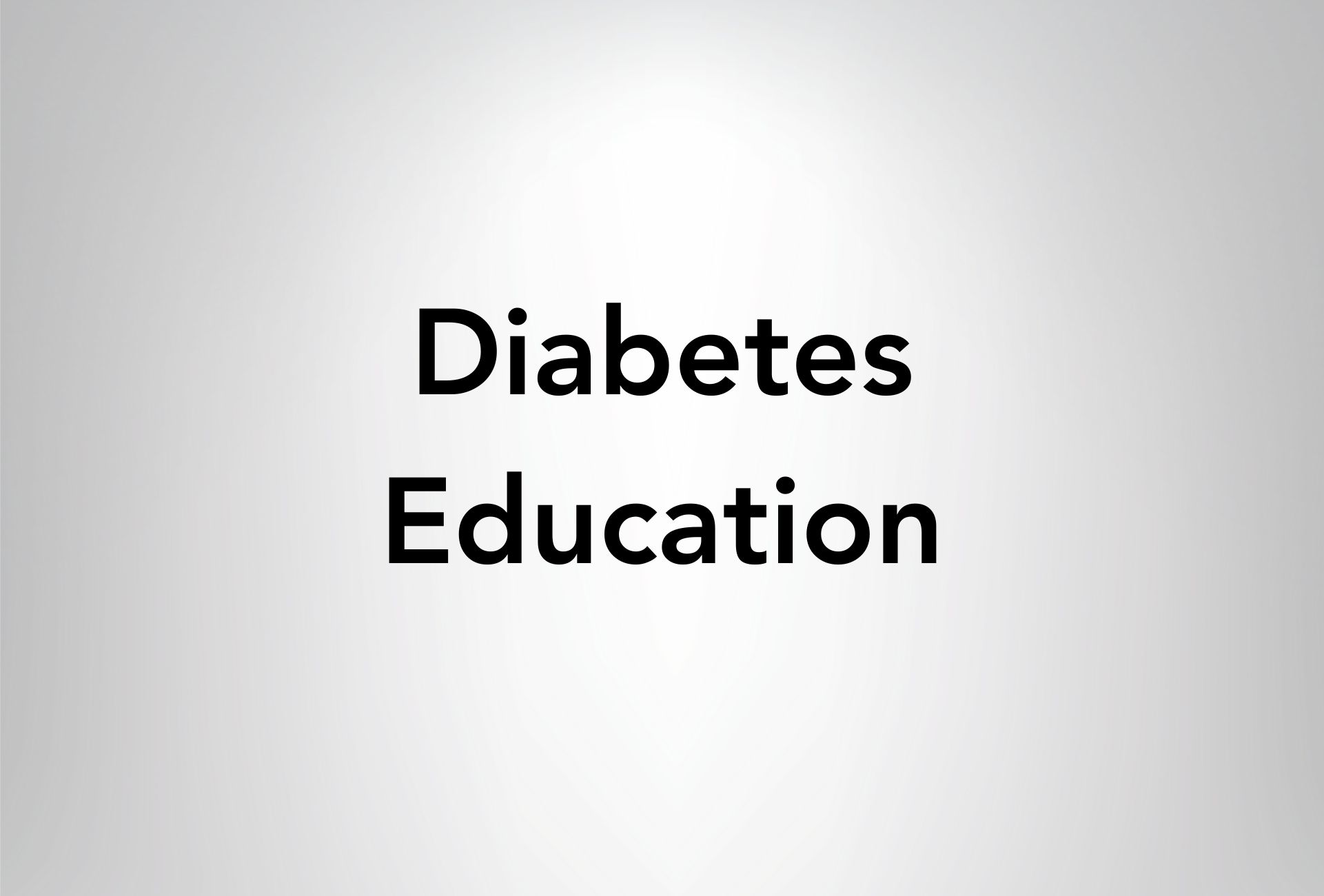 Diabetes Education