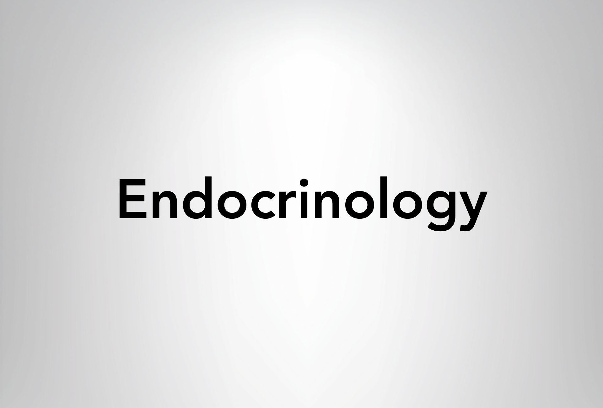 Endocrinology