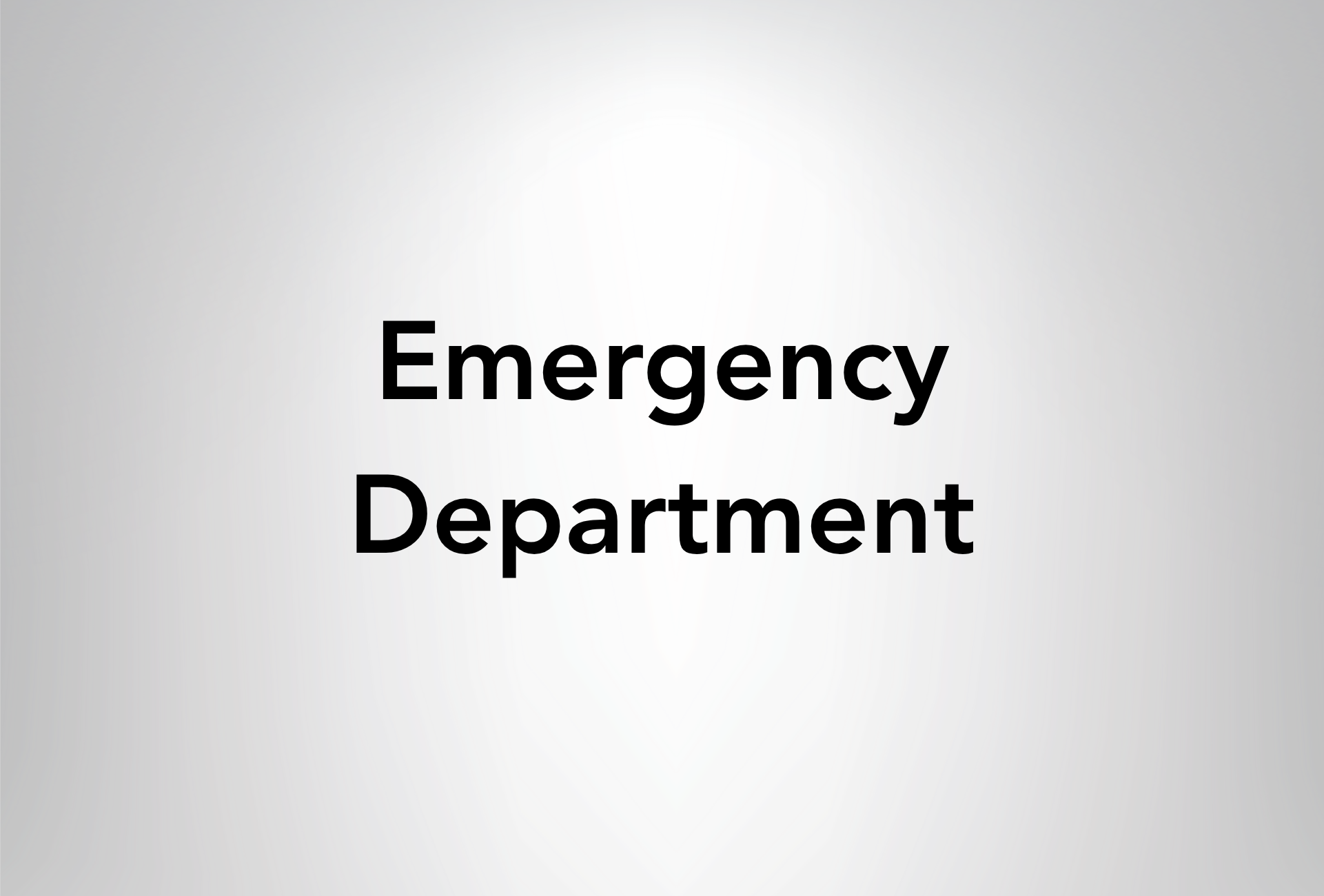 Emergency Department
